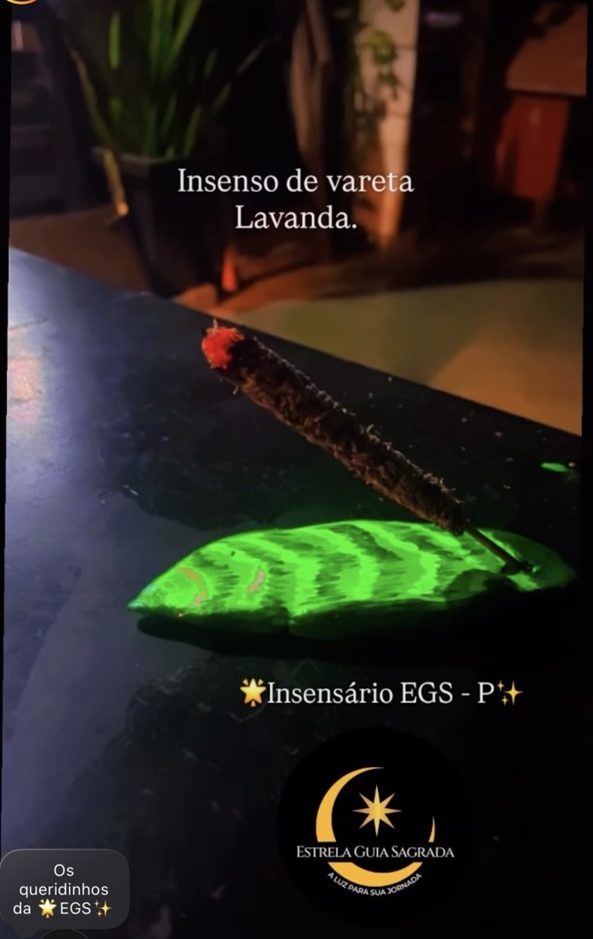 Incenso artesanal de lavanda