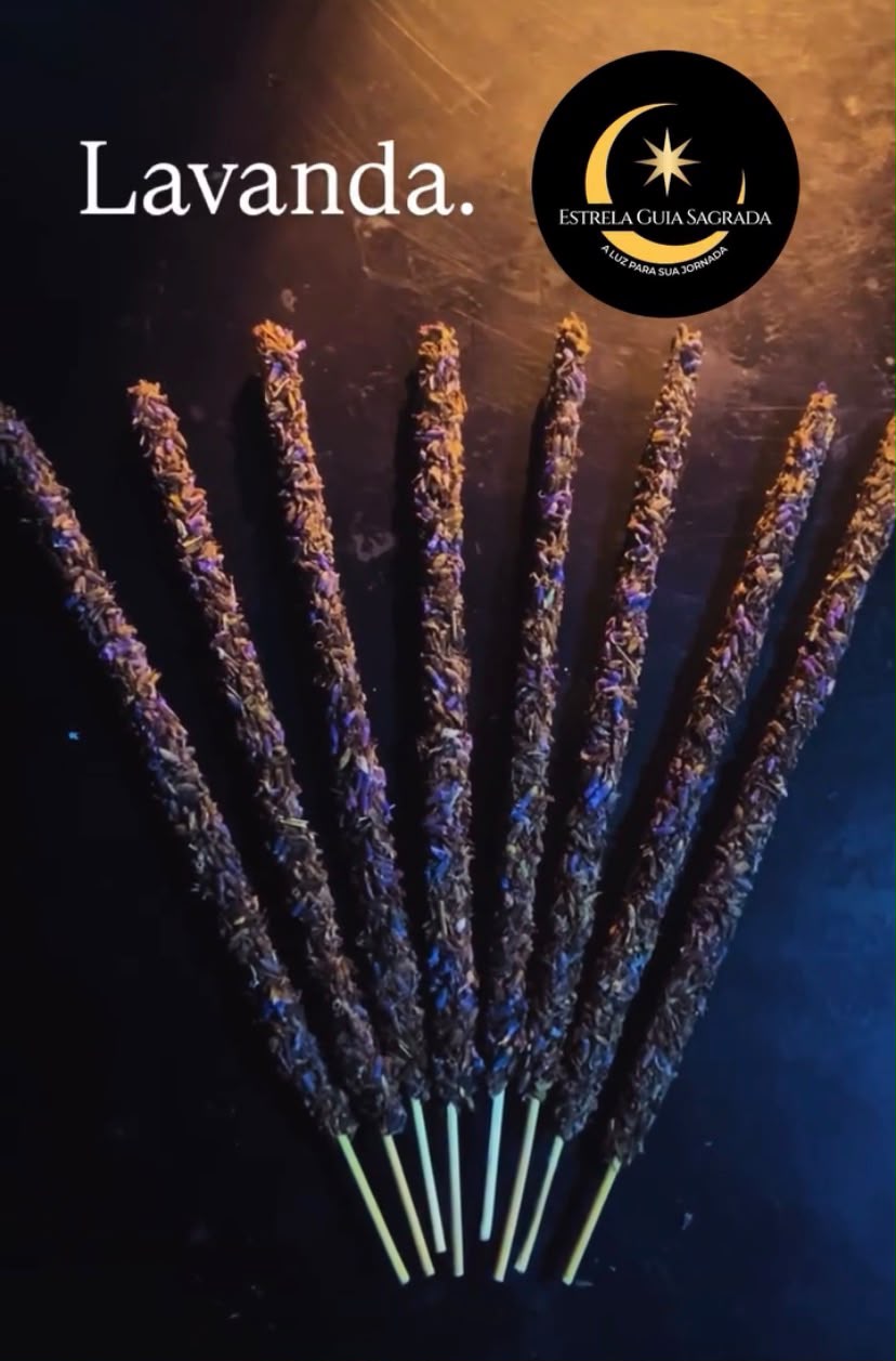 Incenso artesanal de lavanda