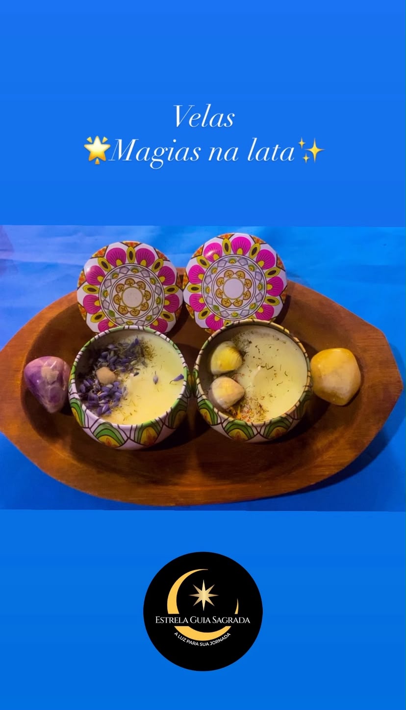 Velas Magias na Lata